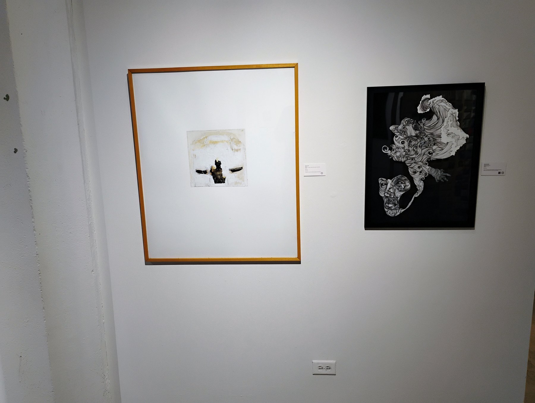 Collective Narratives framed artwork installation