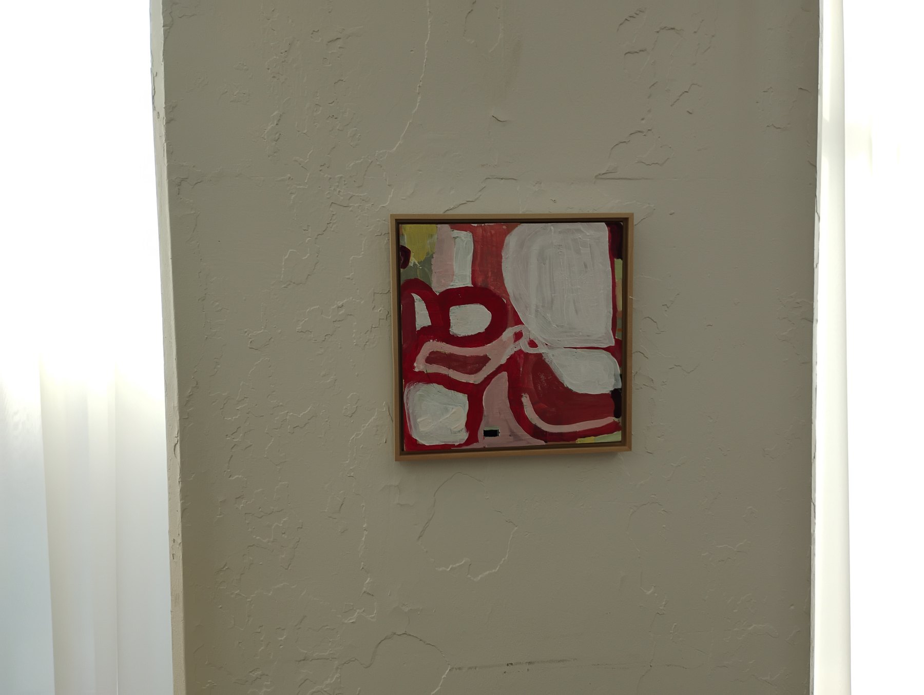 Human Nature red abstract artwork