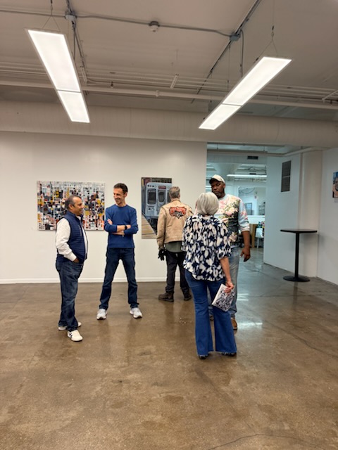 Our Kind of Town exhibition visitors in gallery