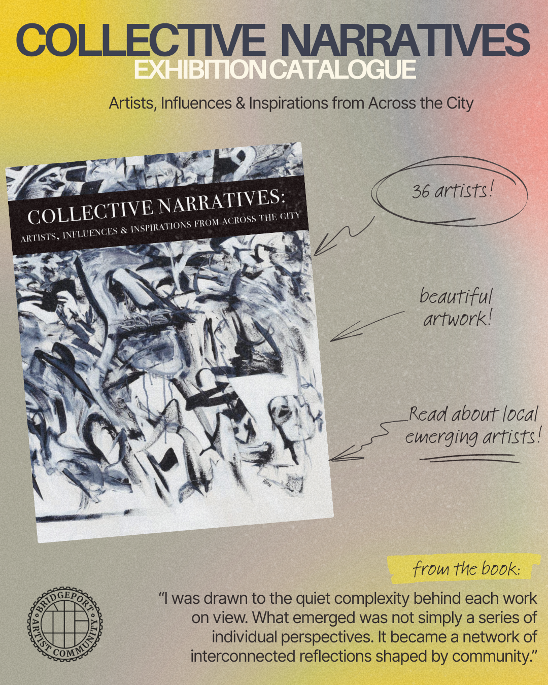 Collective Narratives catalogue sample promotion