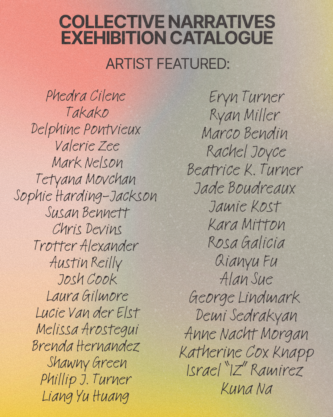 Collective Narratives catalogue purchase information