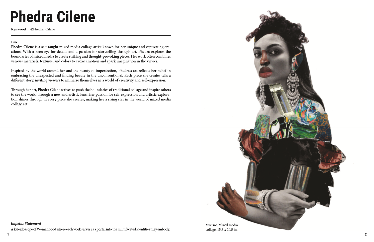 Collective Narratives catalogue sample page 6
