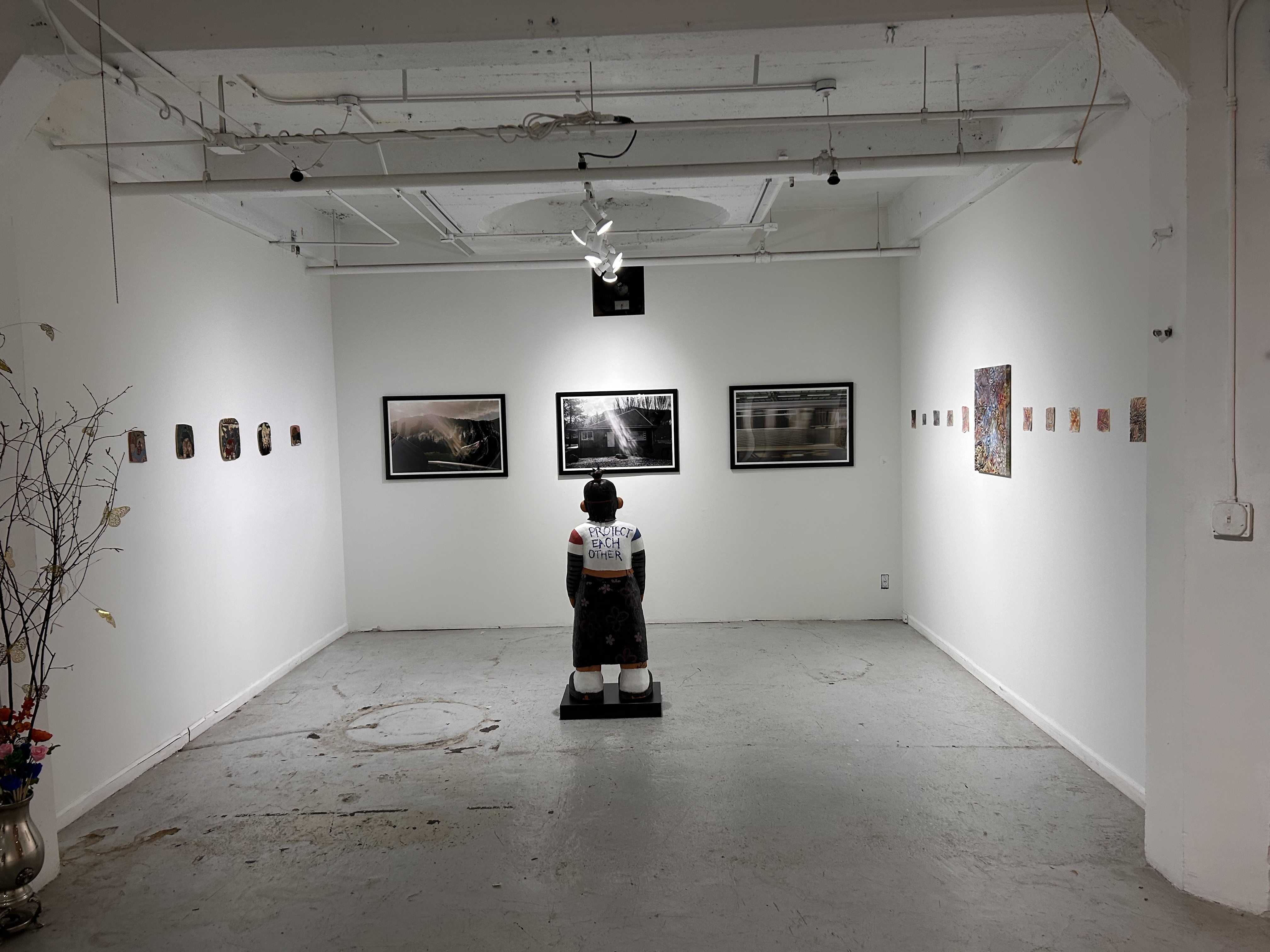 Palette of Voices gallery installation