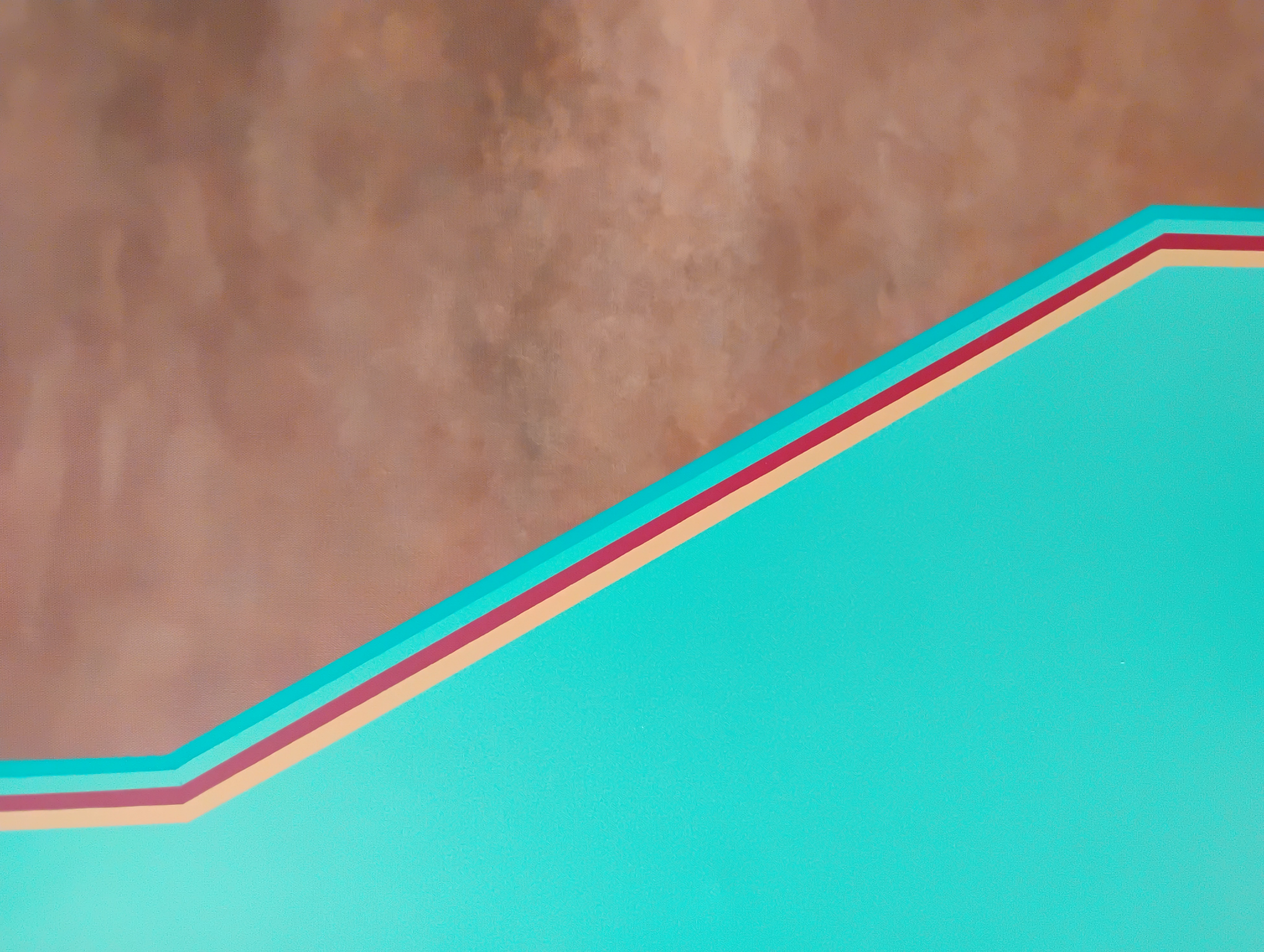 Abstract Dialogues color field artwork