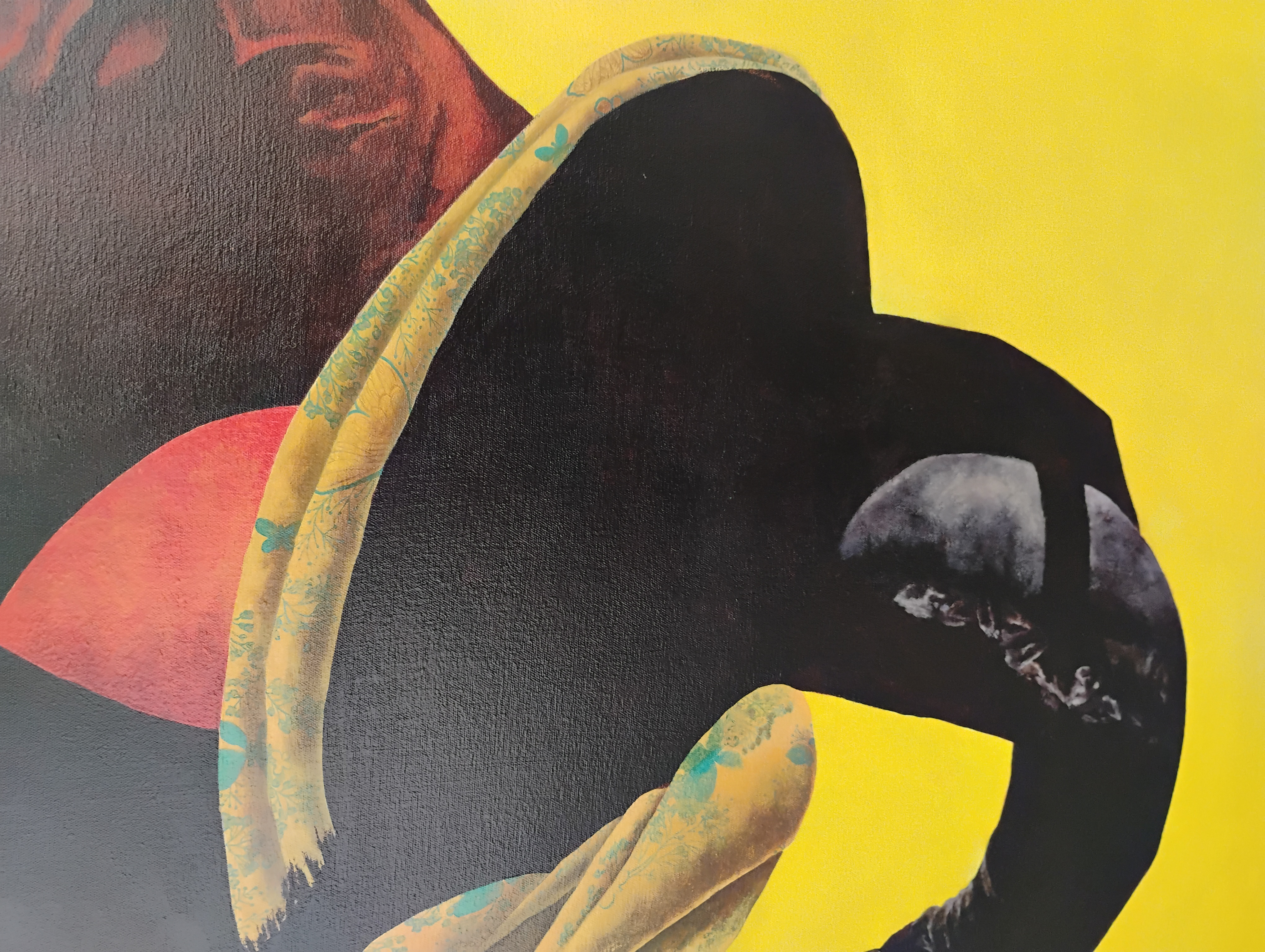 Abstract Dialogues figure artwork detail