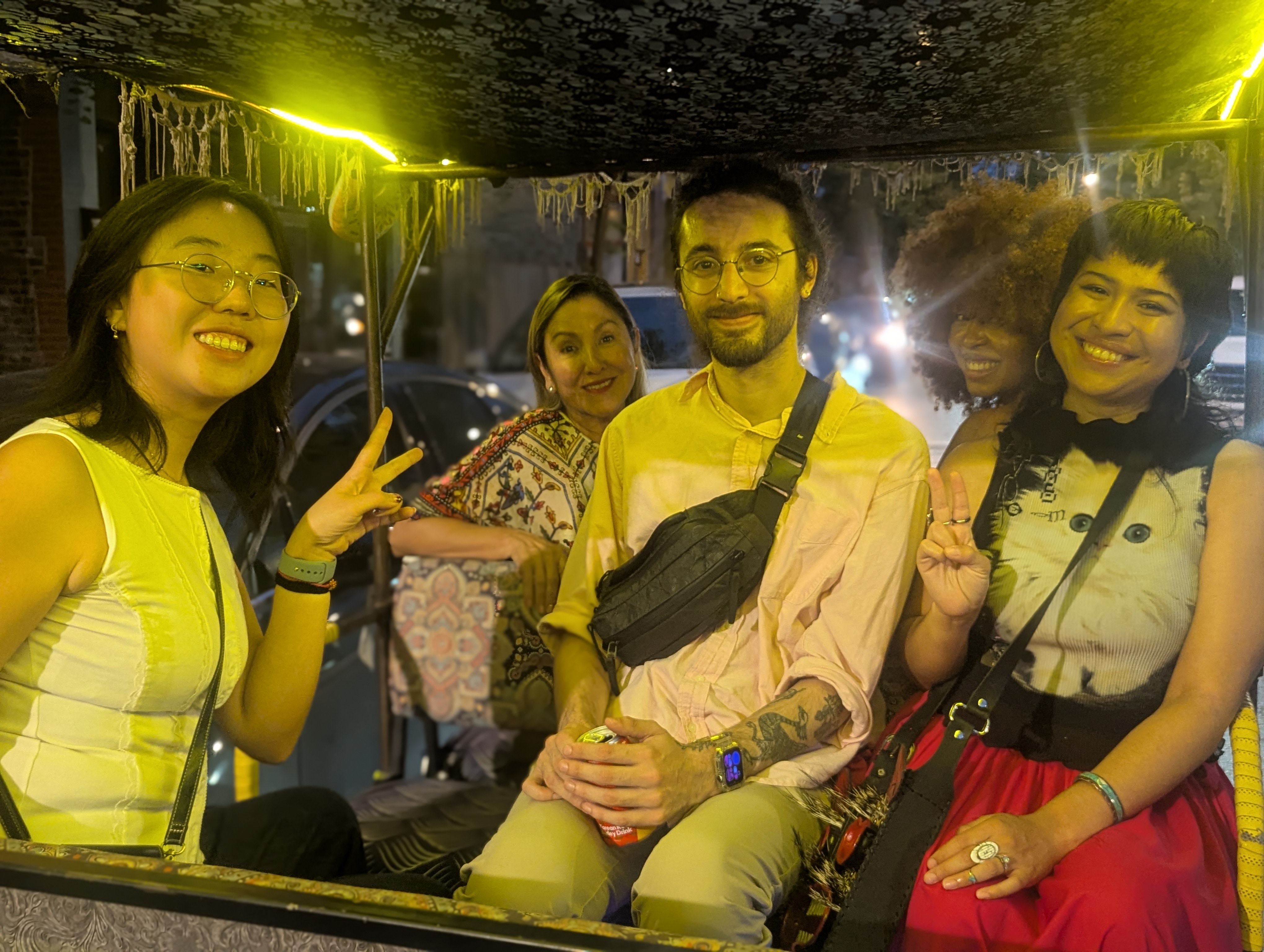Third Friday Free Pedicabs group ride