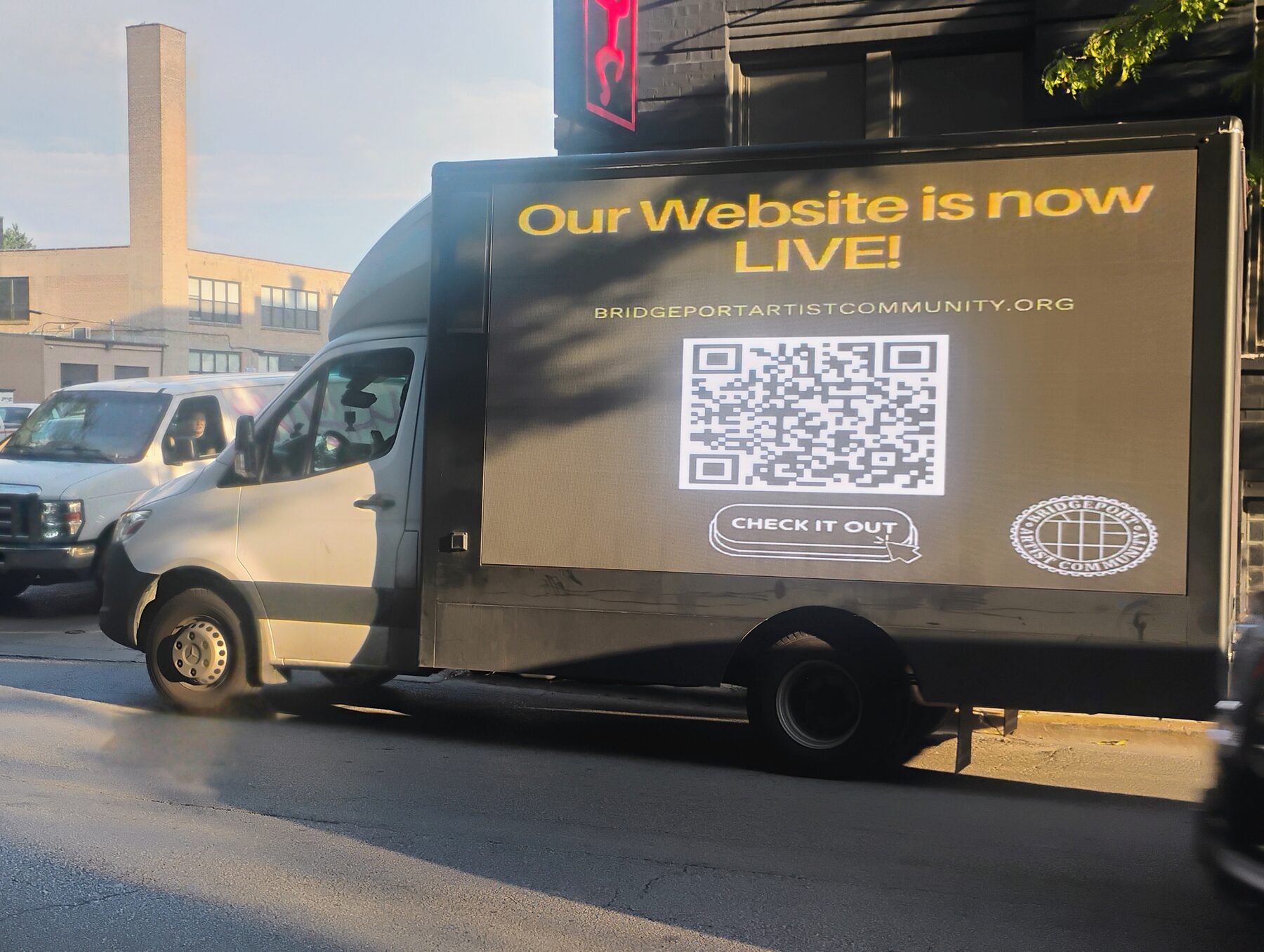 Third Friday Mobile Billboard announcing the BPAC website launch